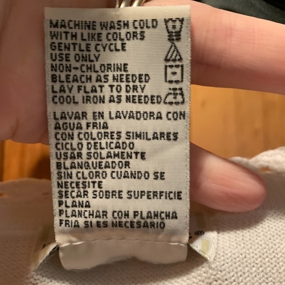 White Stag Button Front Cardigan Sweater in White XL NWT - Picture 5 of 5